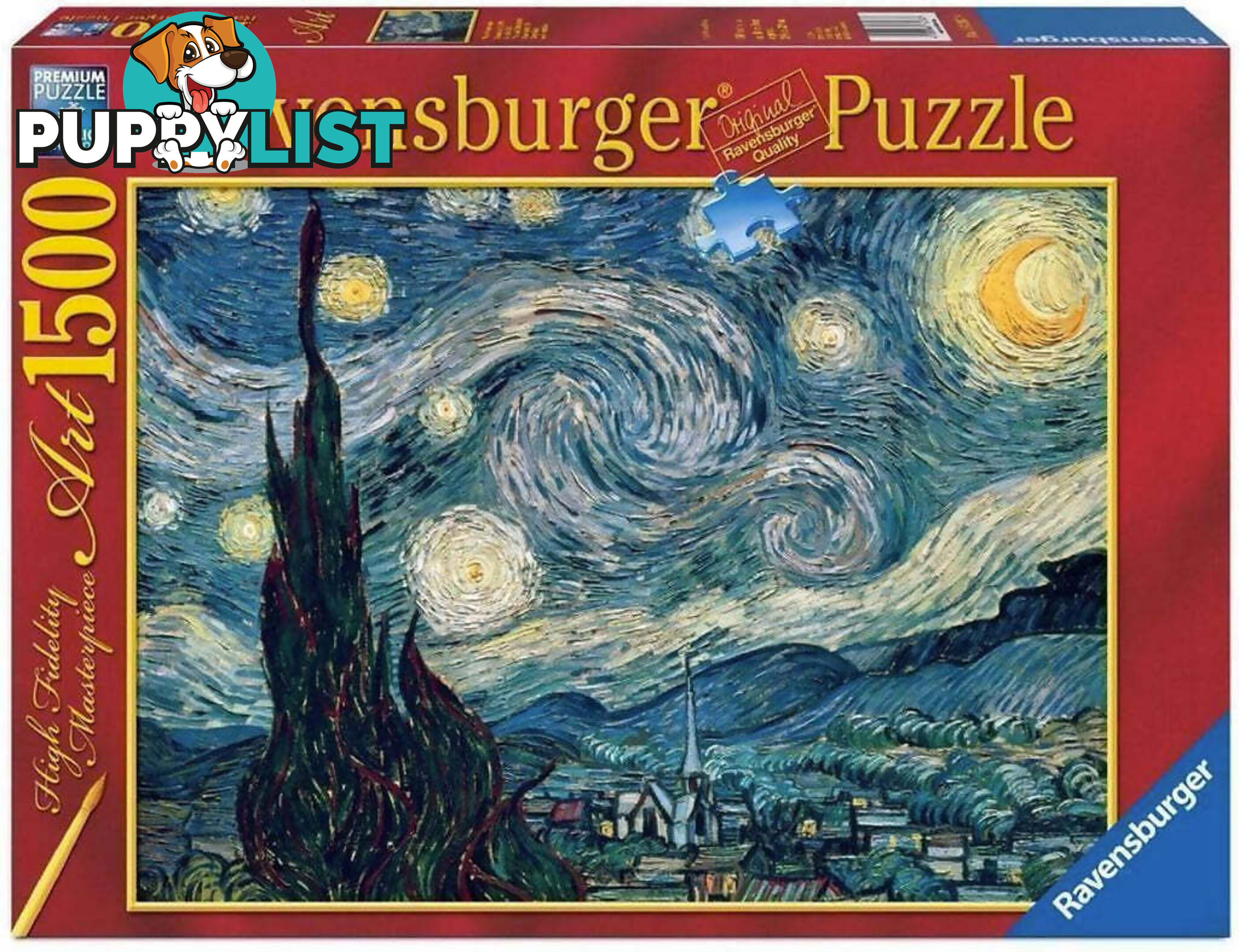 Ravensburger - Van Gogh Starry Night Jigsaw Puzzle 1500pc - Mdrb162079 - 4005556162079