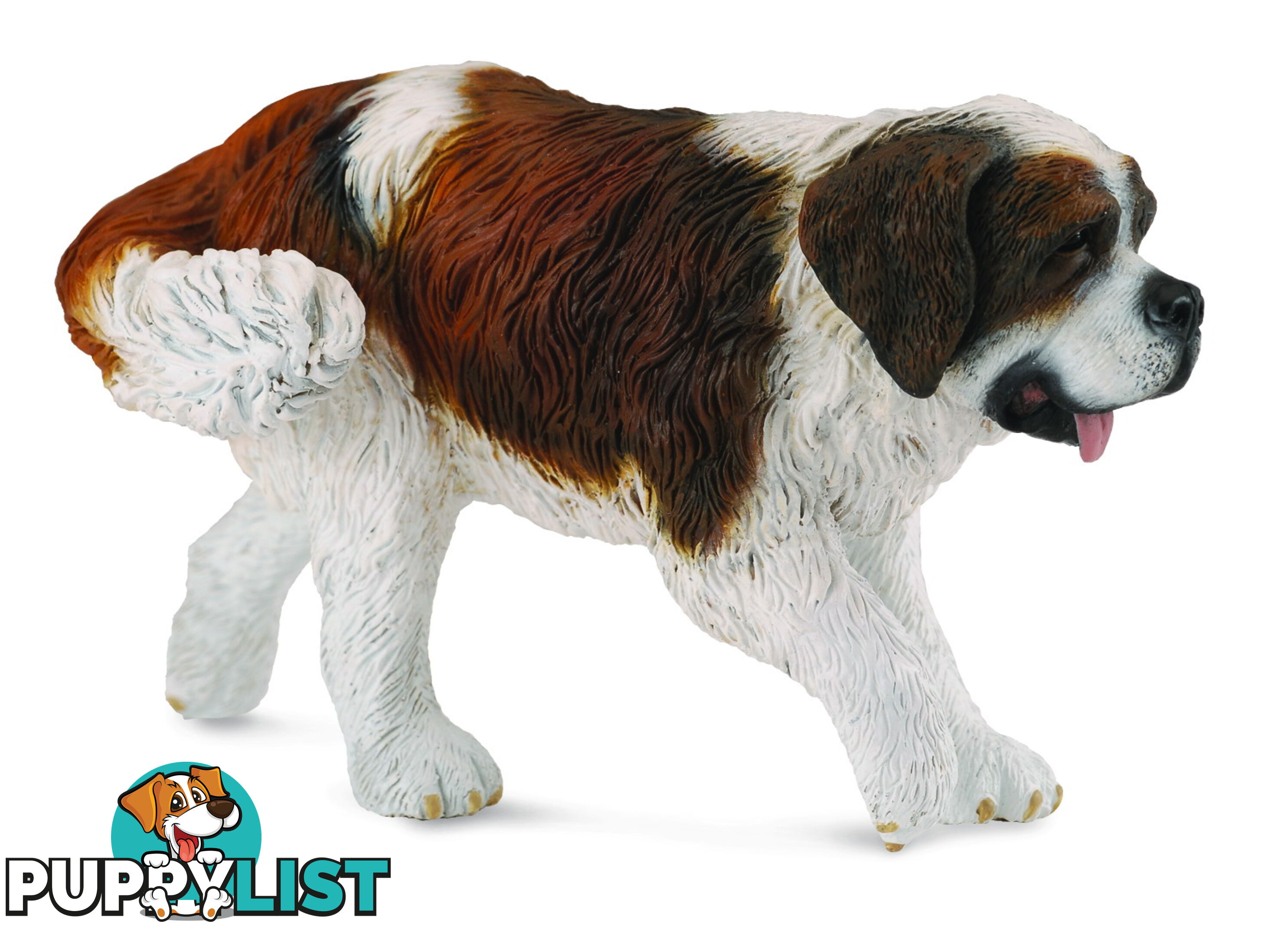 CollectA St Bernard Dog Large Animal Figurine - Rpco88506 - 4892900885063