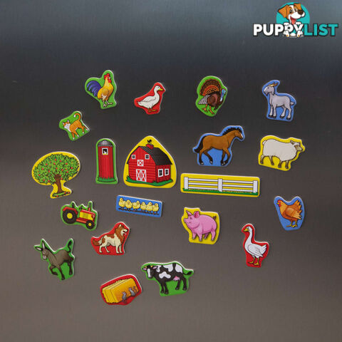 Melissa & Doug - Wooden Farm Magnets - Mdmnd9279 - 000772092791