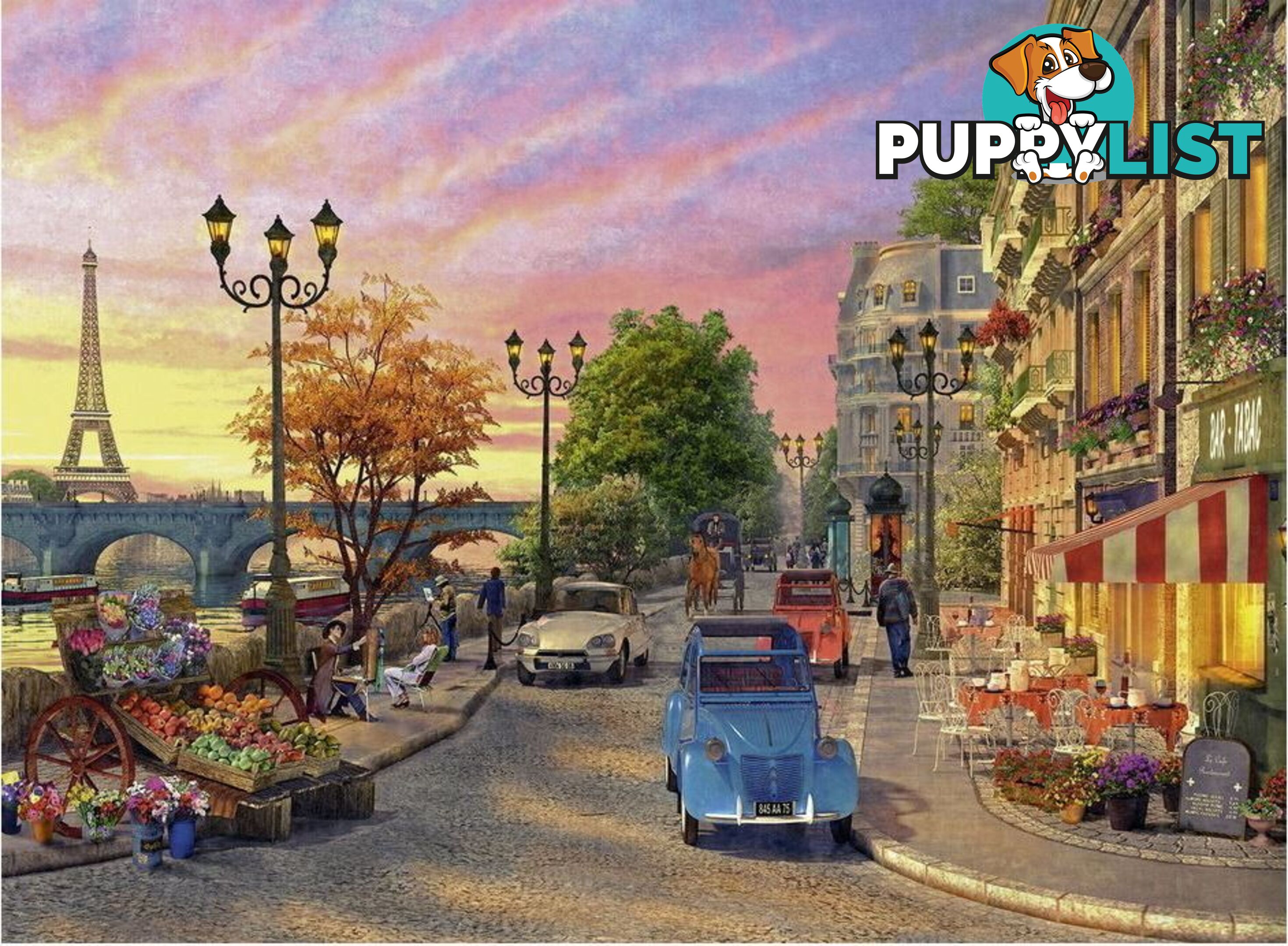 Ravensburger - A Paris Evening Jigsaw Puzzle 500pc - Mdrb14505 - 4005556145058