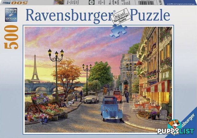 Ravensburger - A Paris Evening Jigsaw Puzzle 500pc - Mdrb14505 - 4005556145058