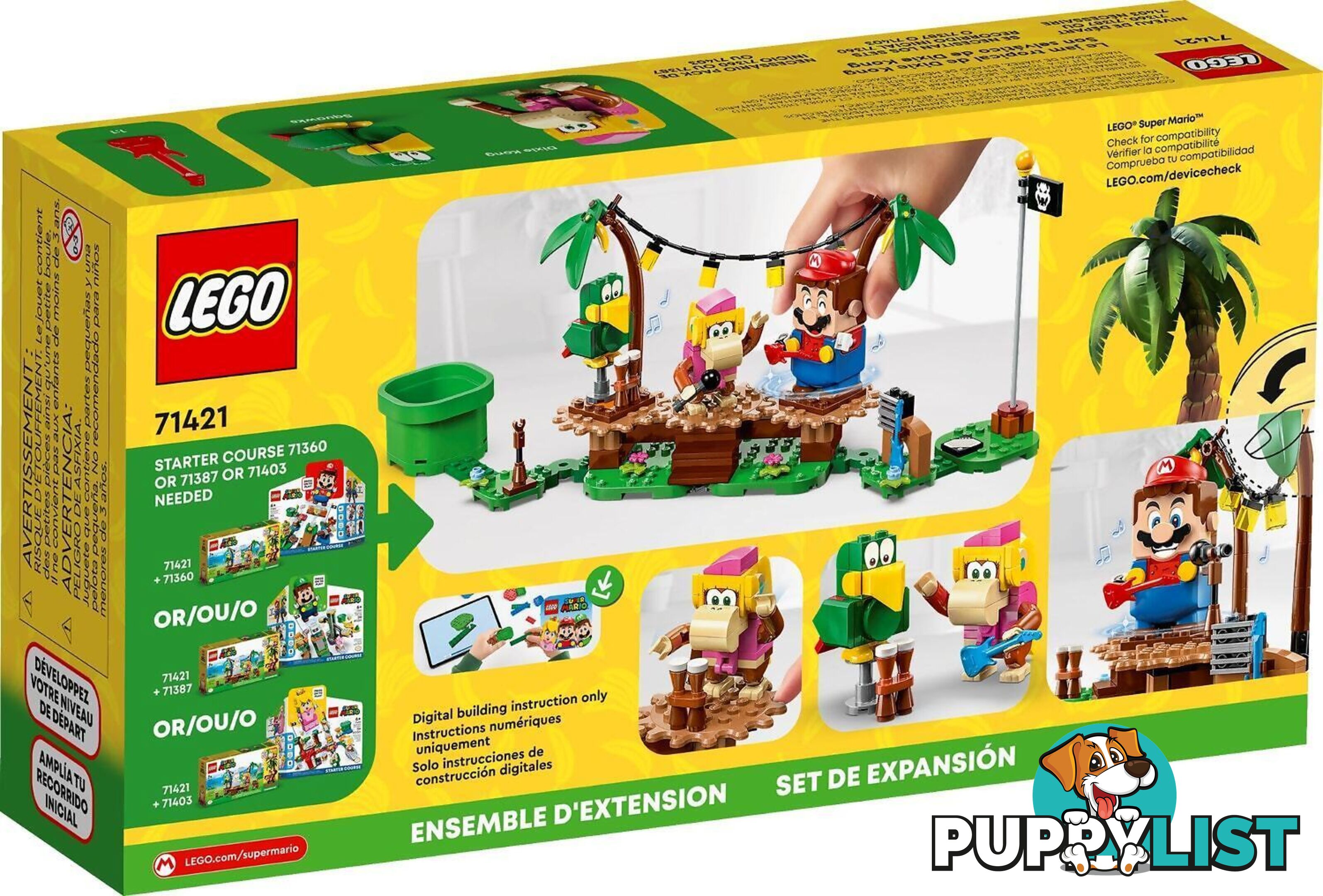 LEGO 71421 Dixie Kong's Jungle Jam Expansion Set - Super Mario - 5702017415734