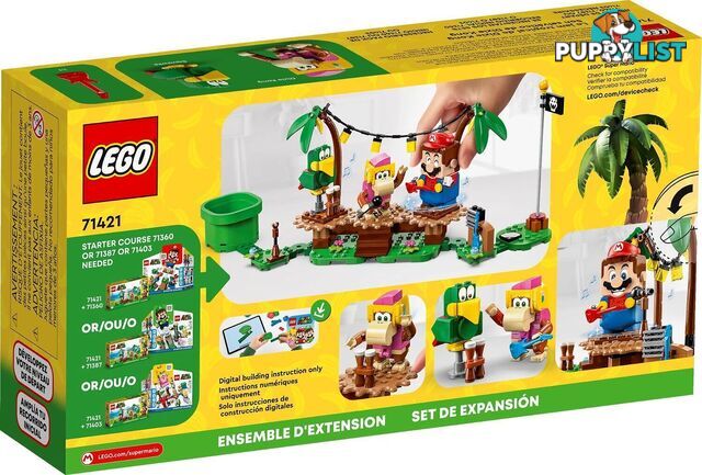 LEGO 71421 Dixie Kong's Jungle Jam Expansion Set - Super Mario - 5702017415734