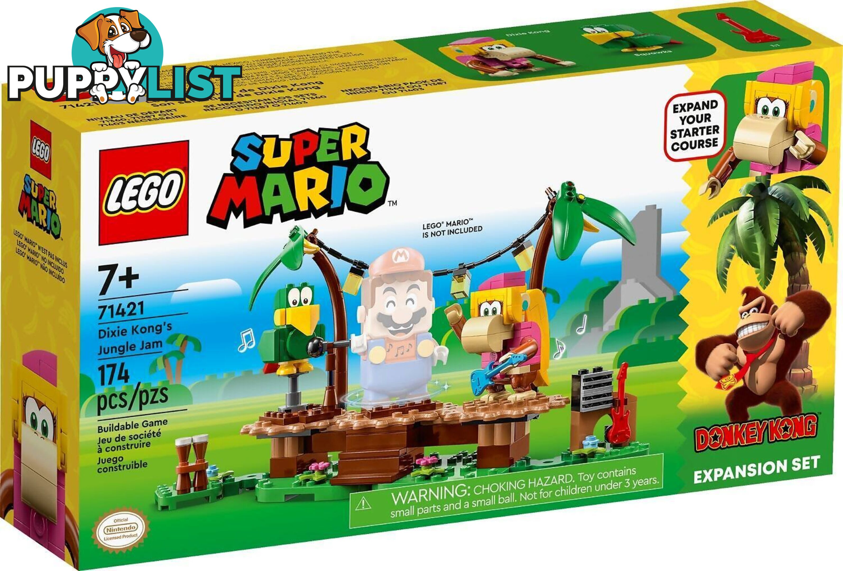 LEGO 71421 Dixie Kong's Jungle Jam Expansion Set - Super Mario - 5702017415734