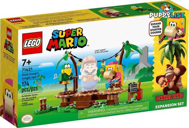 LEGO 71421 Dixie Kong's Jungle Jam Expansion Set - Super Mario - 5702017415734