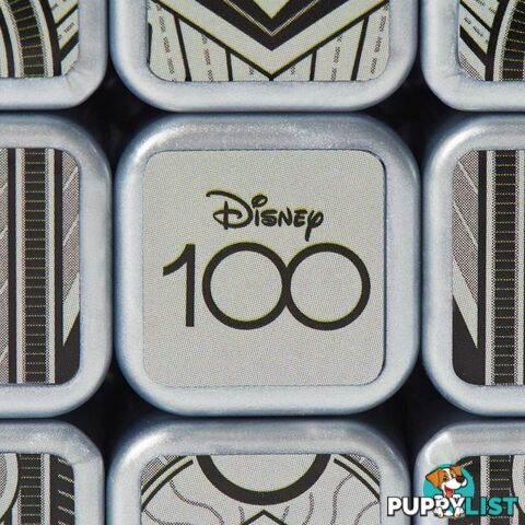 Rubiks - Disney 100th Anniversary Metallic Platinum 3x3 Cube - Si6068390 - 778988501818