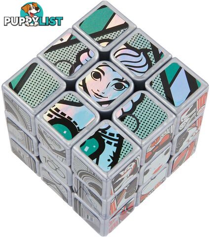 Rubiks - Disney 100th Anniversary Metallic Platinum 3x3 Cube - Si6068390 - 778988501818