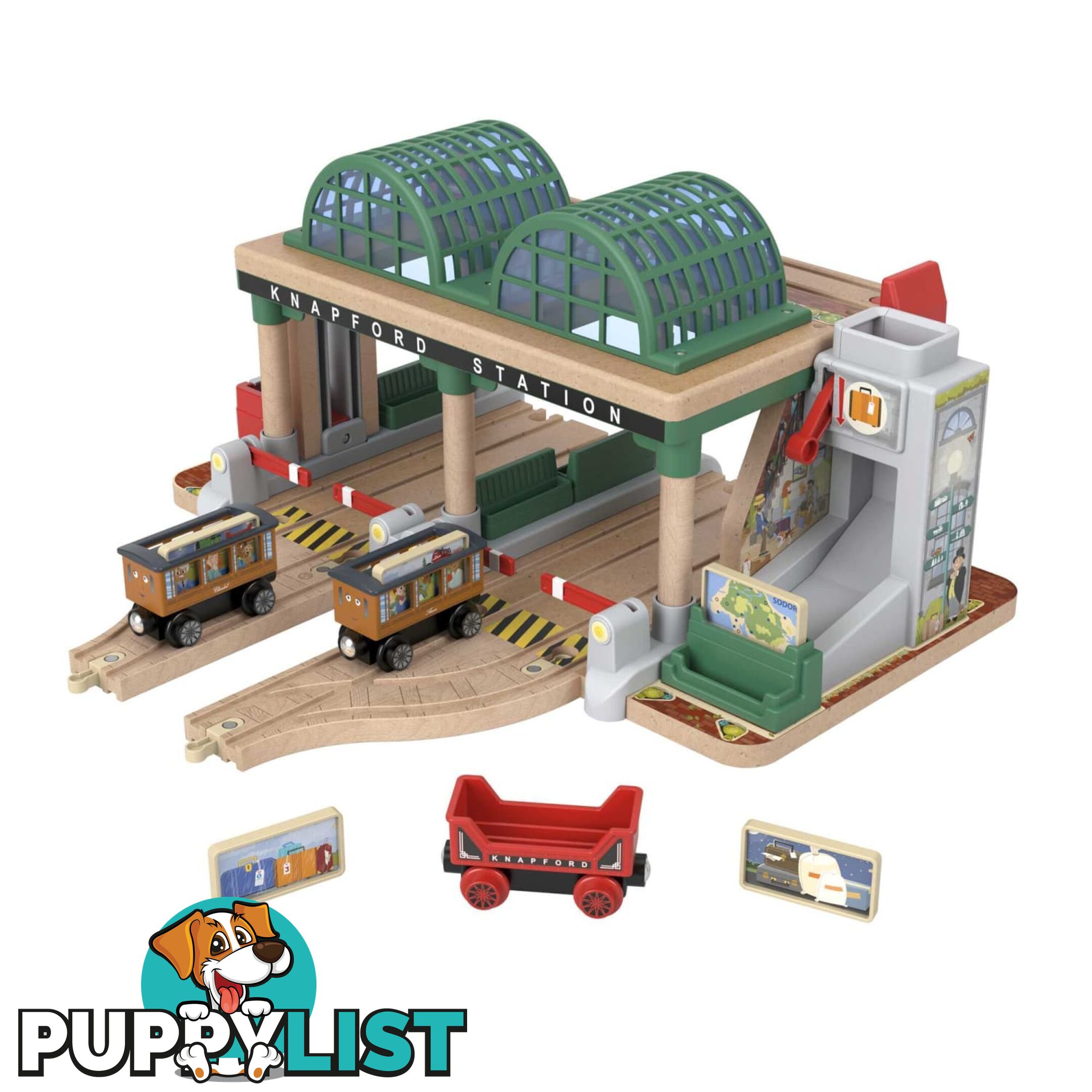 Thomas & Friends Wooden Railway Knapford Station Passenger Pickup Playset - MAHBJ82 - 887961990423