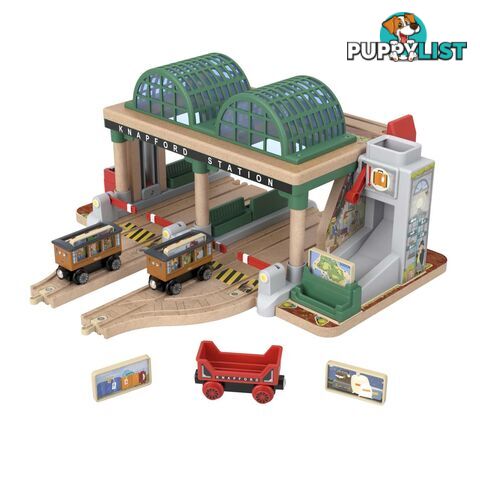 Thomas & Friends Wooden Railway Knapford Station Passenger Pickup Playset - MAHBJ82 - 887961990423