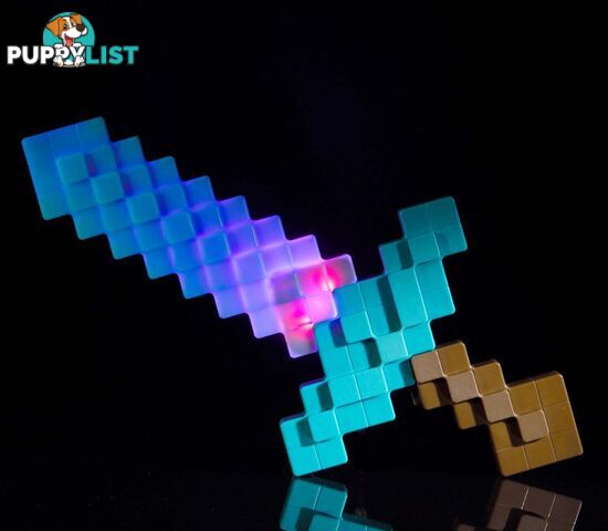 Minecraft -toys Enchanted Diamond Sword For Role-play Lights & Sounds Gift For Kids - Mahnm78 - 194735145393