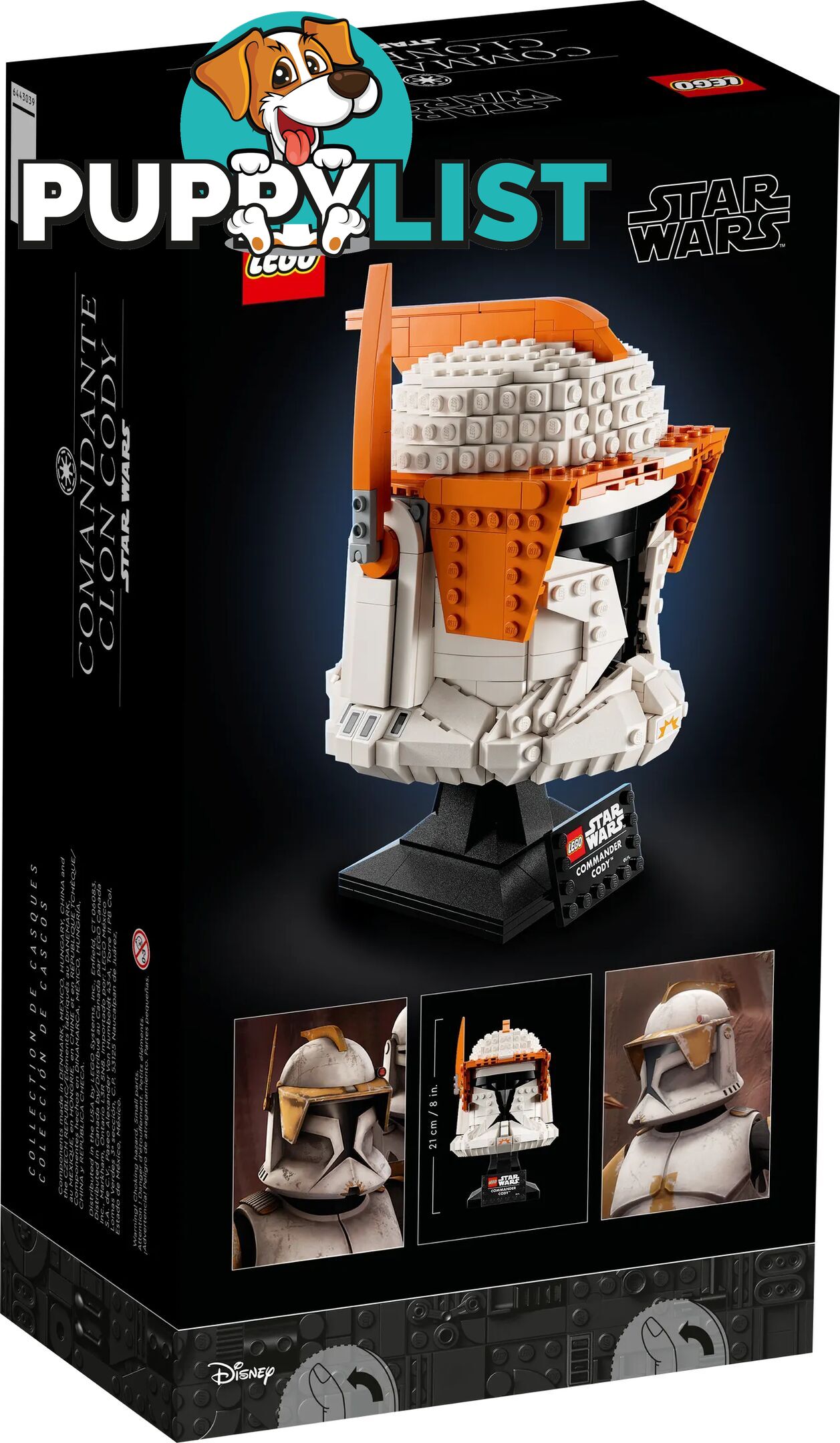 LEGO 75350 Clone Commander Codyâ„¢ Helmet - Star Wars - 5702017421353