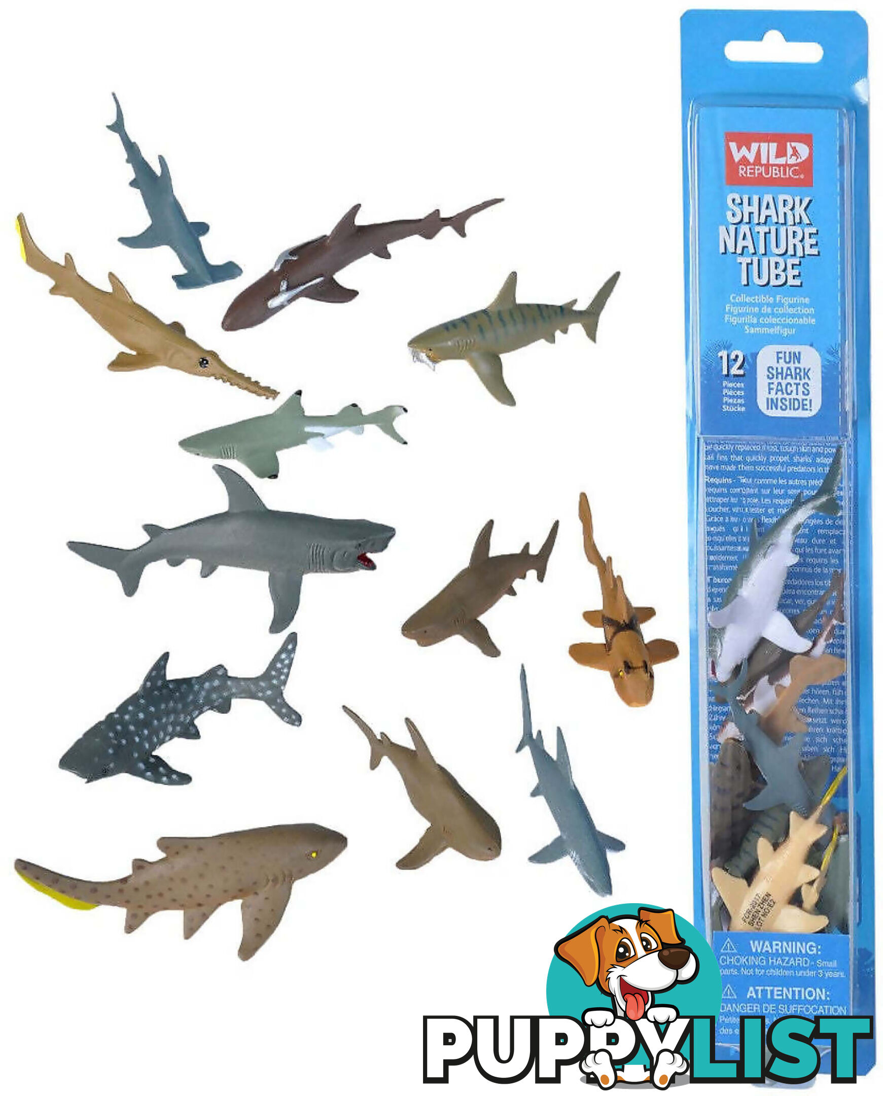 Wild Republic - Nature Tube Shark Collection - Wr12757 - 092389127577