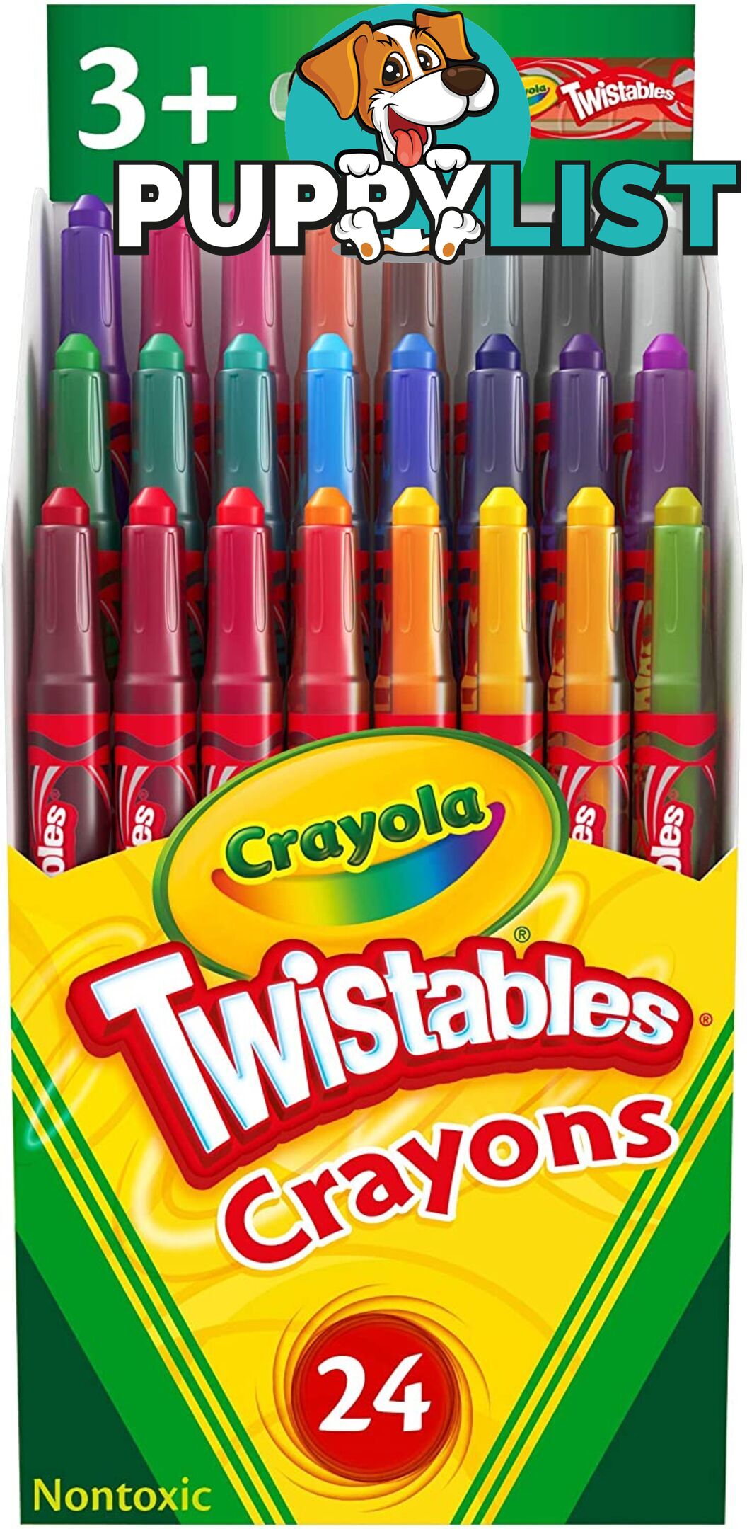 Crayola 24 Mini Twistables Crayons 24 Bright And Classic Colours Twist For Fun Great For Little Hands Crayola  Bs529724 - 71662097240