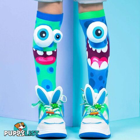 Madmia -Silly Monsters Socks Kids & Adults Age 6y+ - Mumm207 - 9355645002485