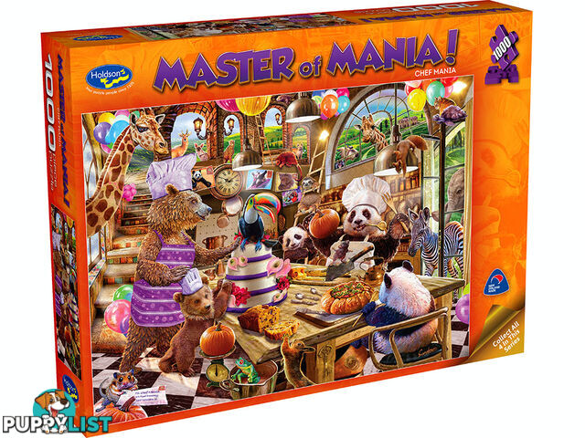 Holdson Jigsaw Puzzle - Master Of Mania Chef 1000 Piece Jigsaw Puzzle Hol772117 - 9414131772117