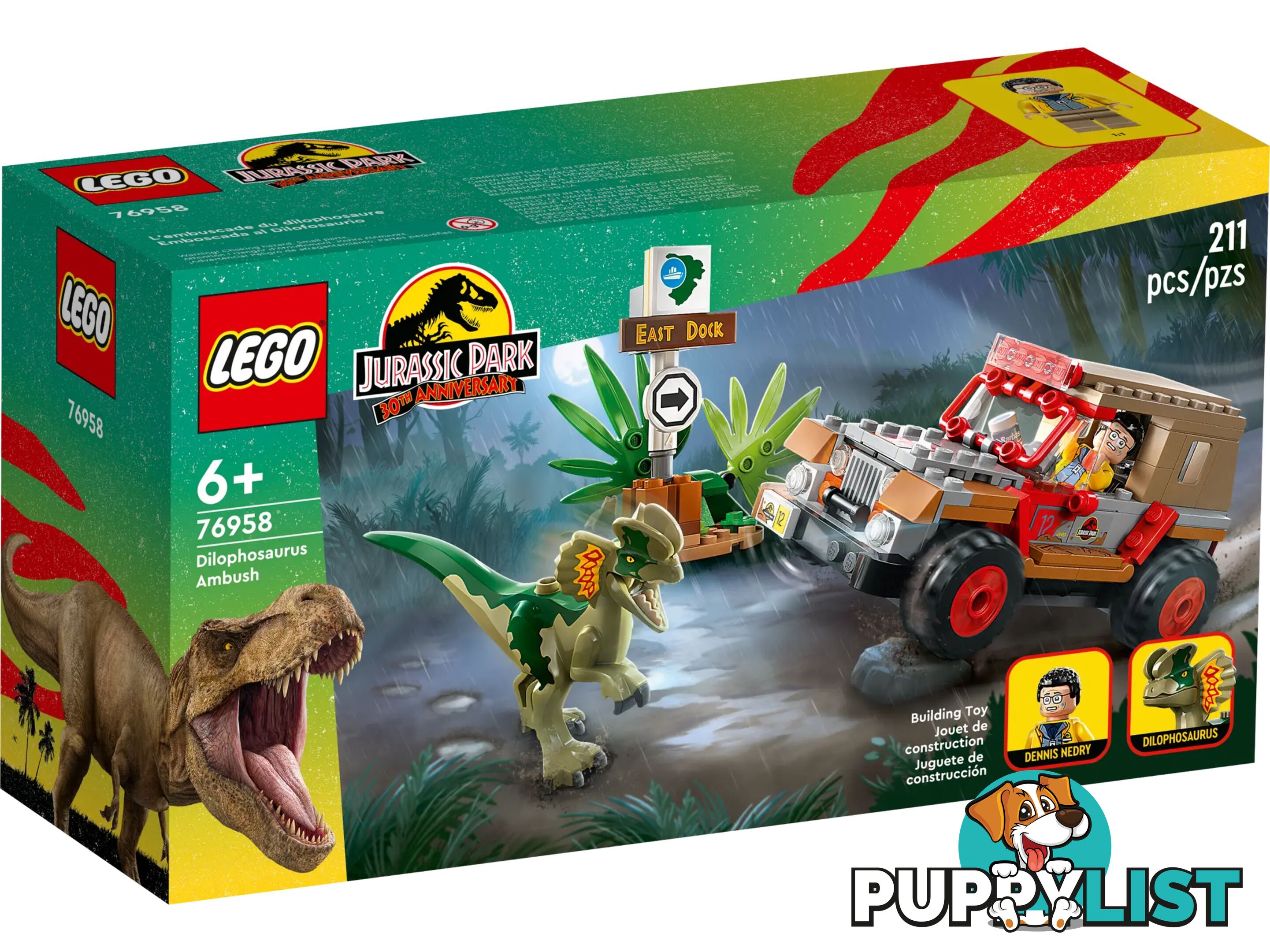 LEGO 76958 Dilophosaurus Ambush - Jurassic World - 5702017421933