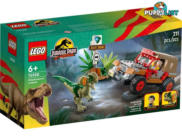 LEGO 76958 Dilophosaurus Ambush - Jurassic World - 5702017421933