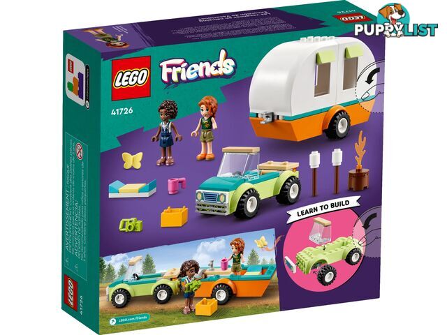 LEGO 41726 Holiday Camping Trip - Friends 4+ - 5702017415024