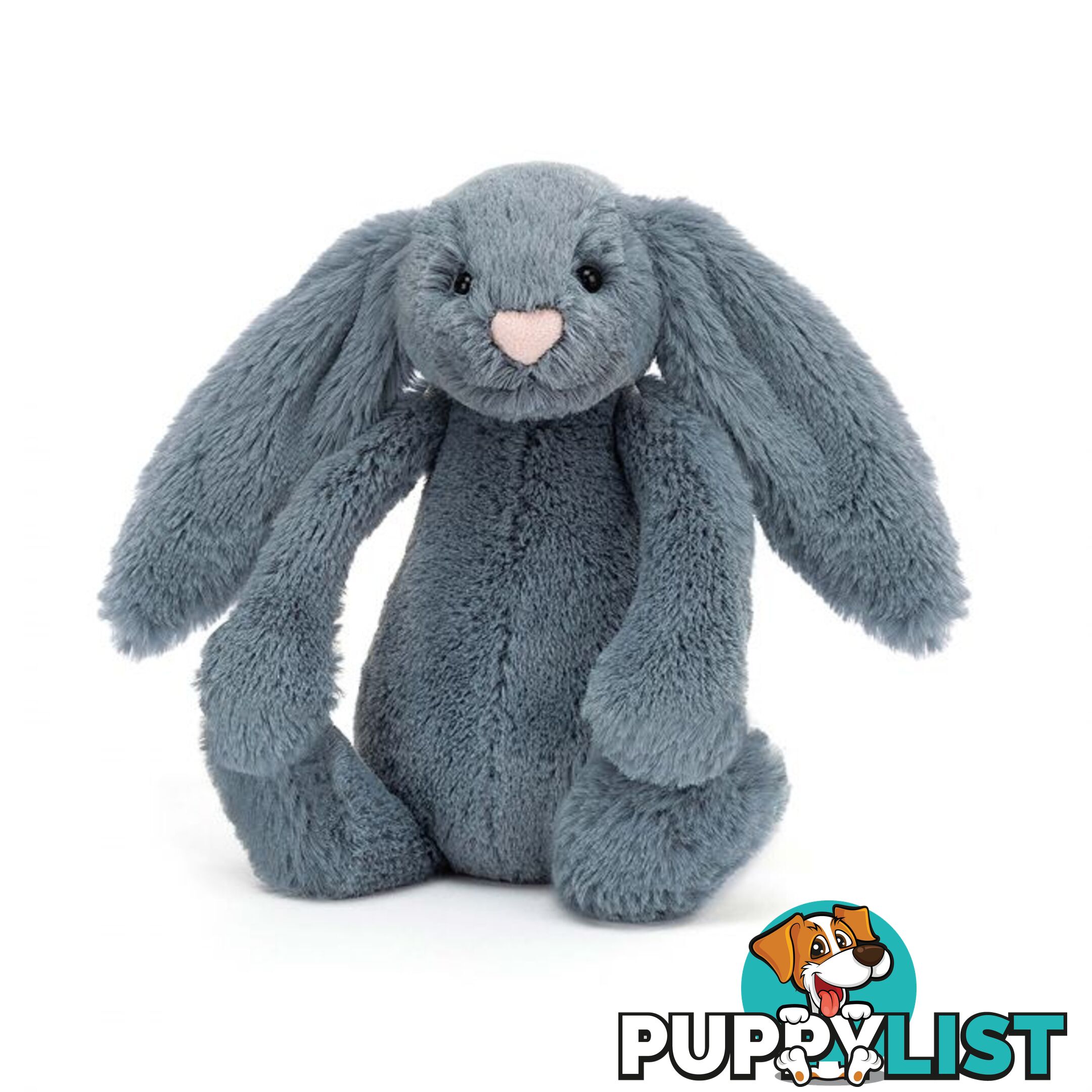 Jellycat Bashful Dusky Blue Bunny Small Blue 18x9x10cm   Bass6duskb - 670983127201