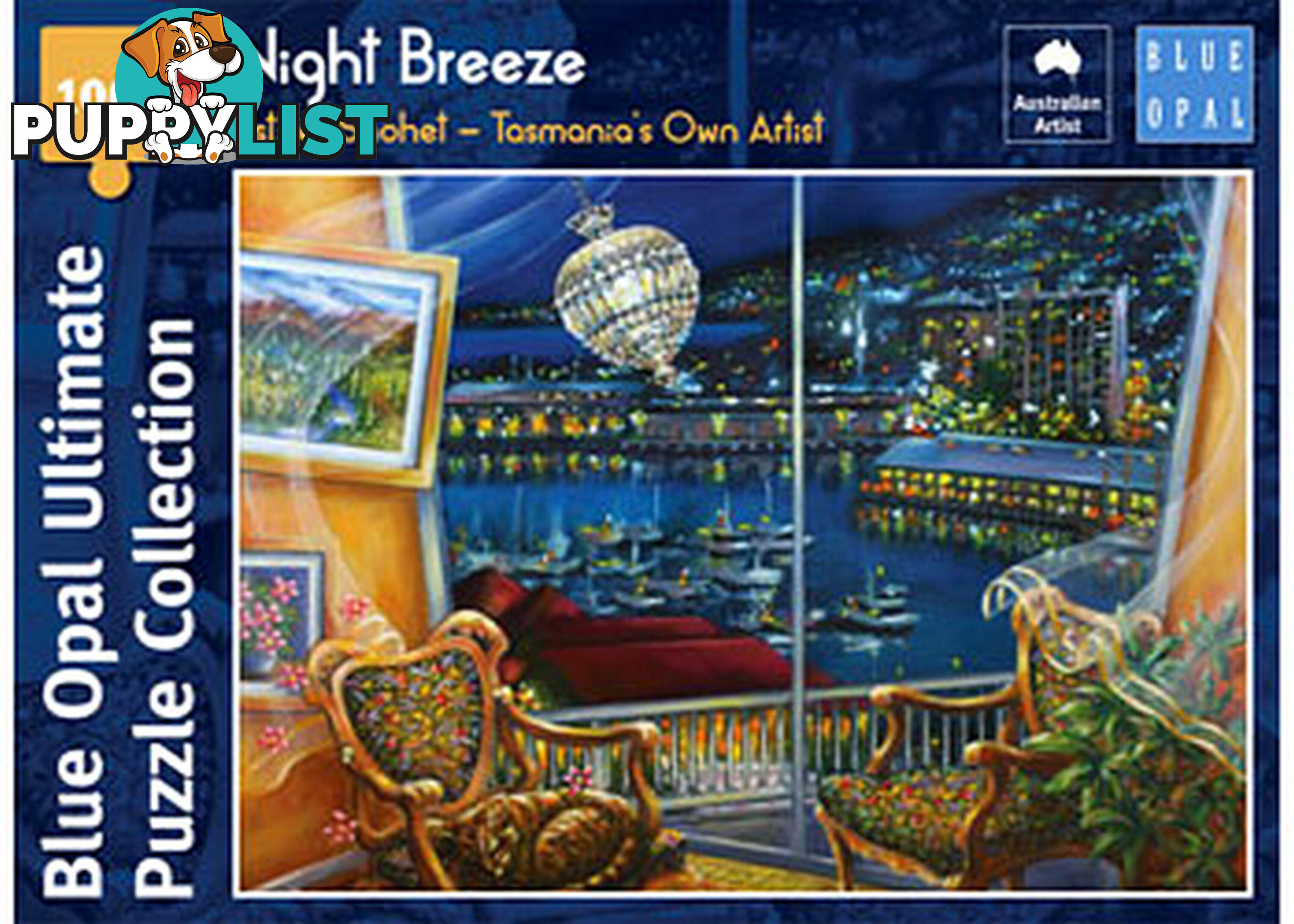 Blue Opal - Shohet Night Breeze 1000 Pieces Jigsaw Puzzle Bl02109 - 633793021091