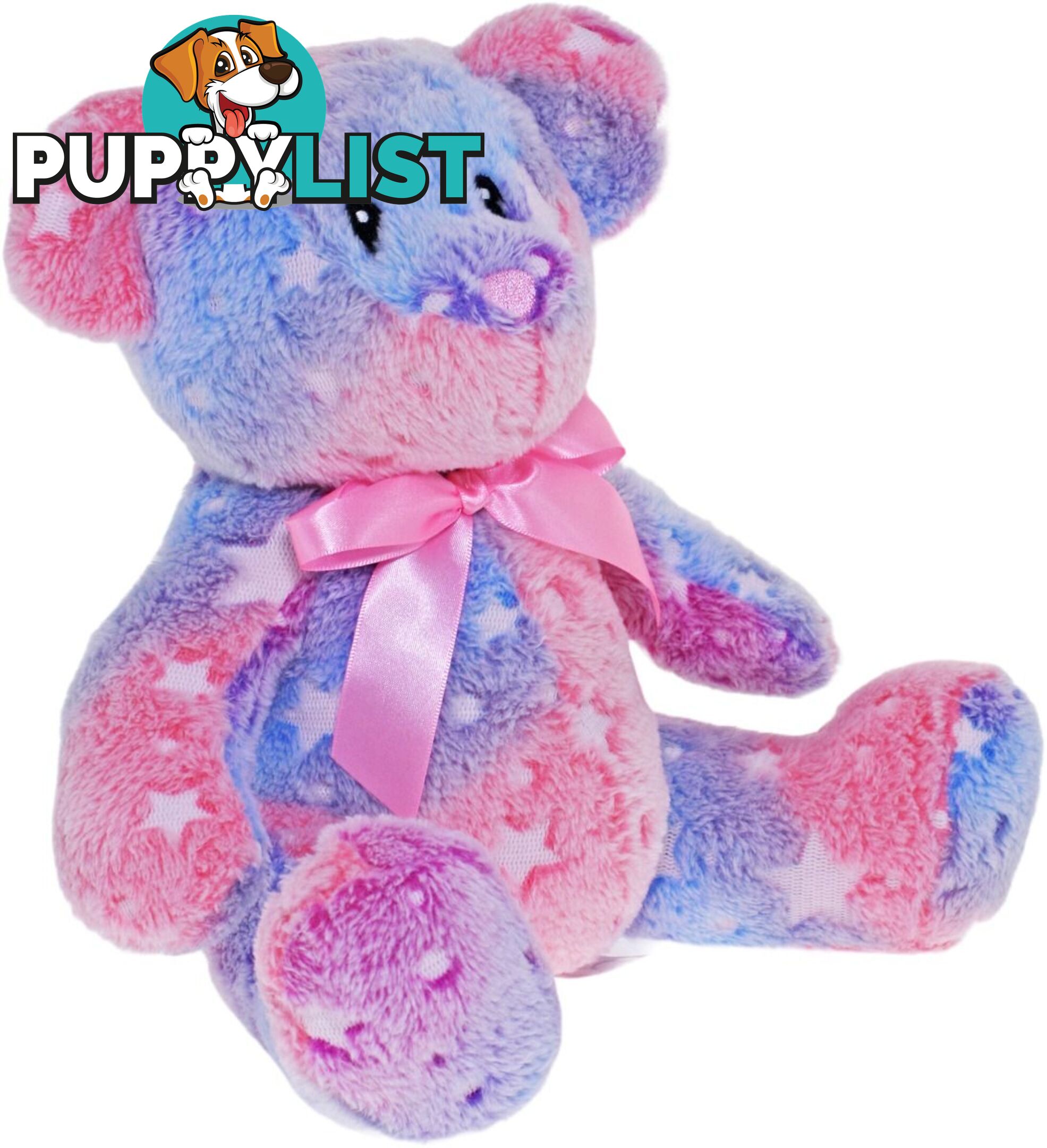 Cotton Candy - Plush Bear Beatrice Pink Multi Glow In The Dark - Ccbbr06 - 9353468017891