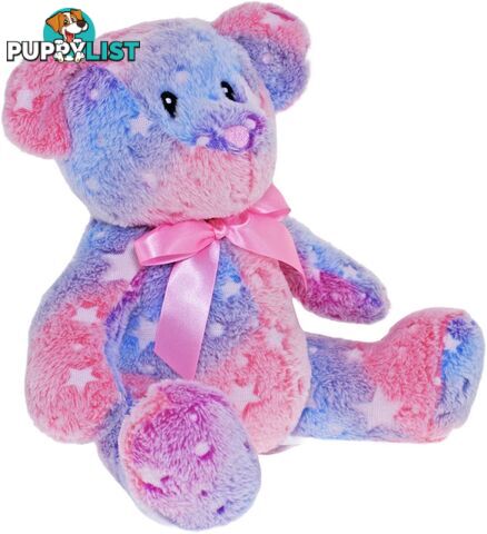 Cotton Candy - Plush Bear Beatrice Pink Multi Glow In The Dark - Ccbbr06 - 9353468017891