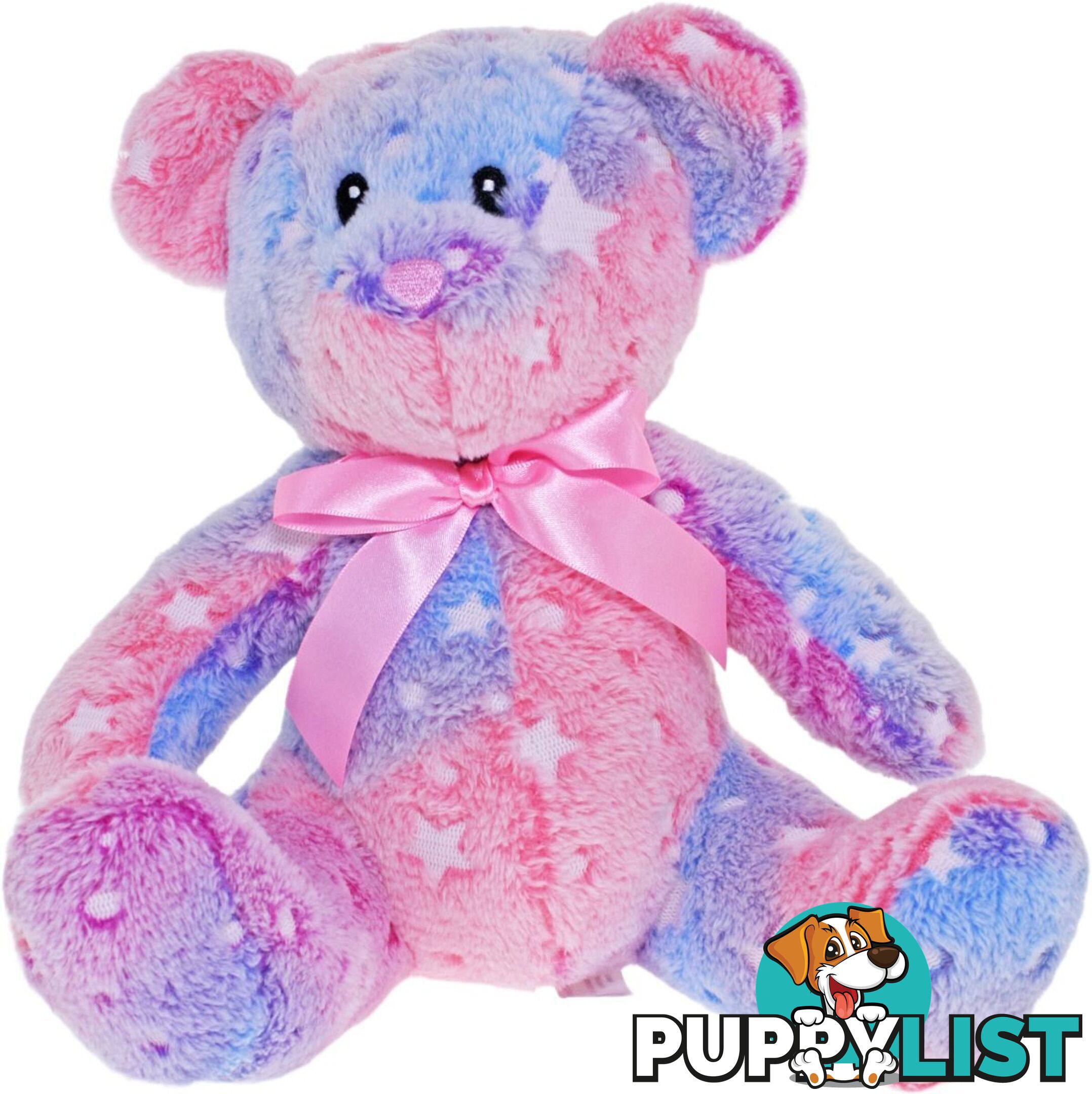 Cotton Candy - Plush Bear Beatrice Pink Multi Glow In The Dark - Ccbbr06 - 9353468017891