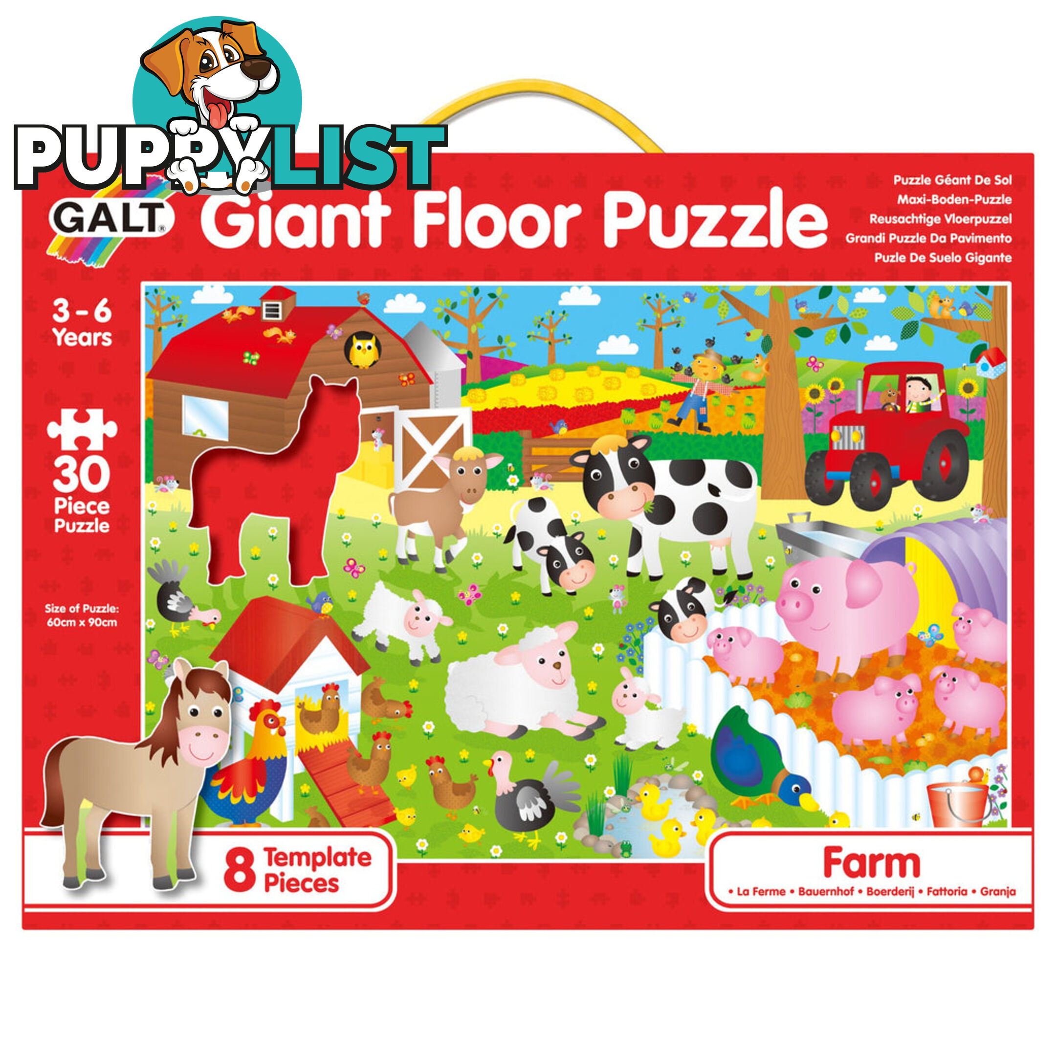 Galt - Giant Floor Puzzle - Farm Mdgn0857 - 5011979108579