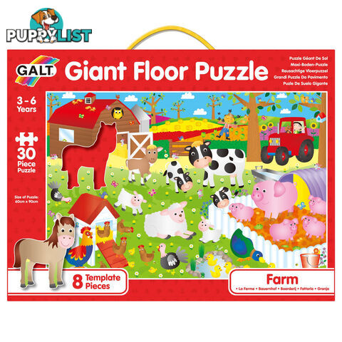 Galt - Giant Floor Puzzle - Farm Mdgn0857 - 5011979108579