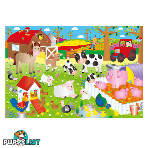 Galt - Giant Floor Puzzle - Farm Mdgn0857 - 5011979108579