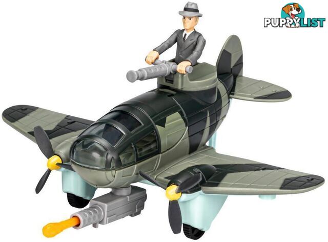 Indiana Jones - Worlds Of Adventure Doctor JÃ¼rgen Voller With Plane Figure & Vehicle 2.5inch - Hasbro - Hbf60595x00 - 0501099416737