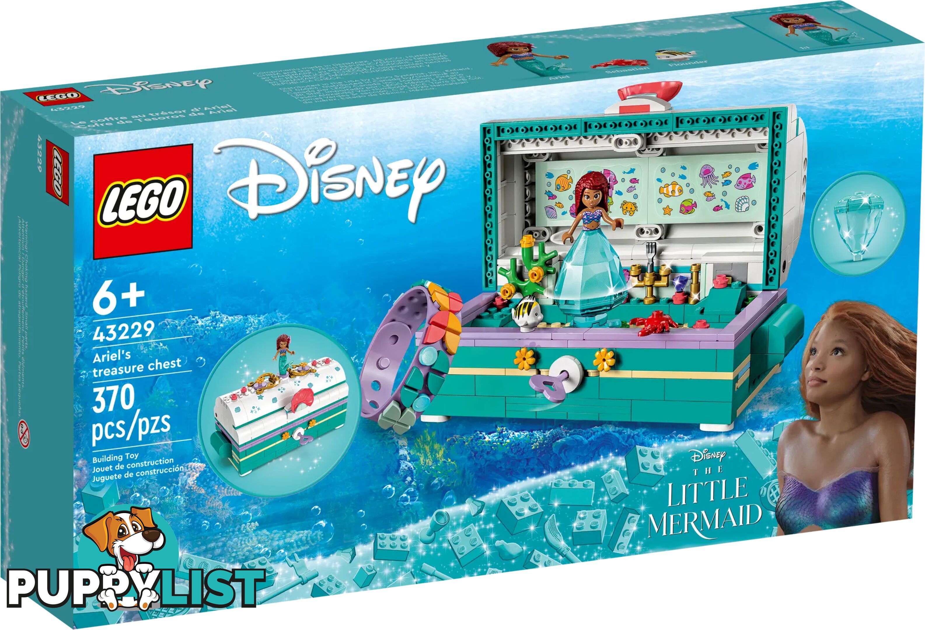 LEGO 43229 Ariel's Treasure Chest - Disney Princess - 5702017433899