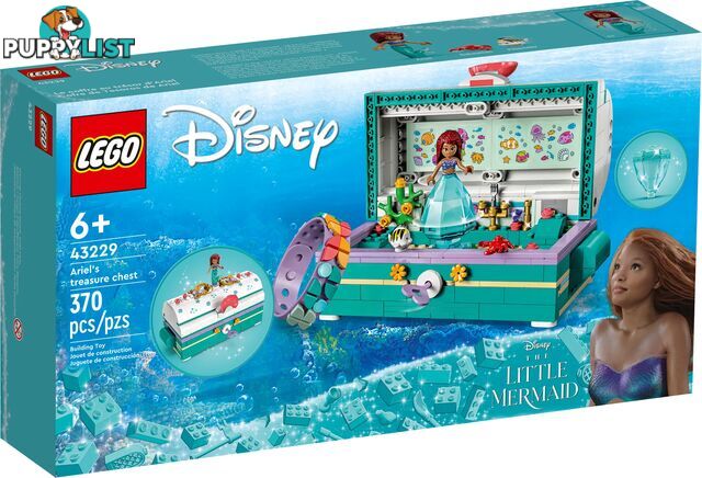 LEGO 43229 Ariel's Treasure Chest - Disney Princess - 5702017433899