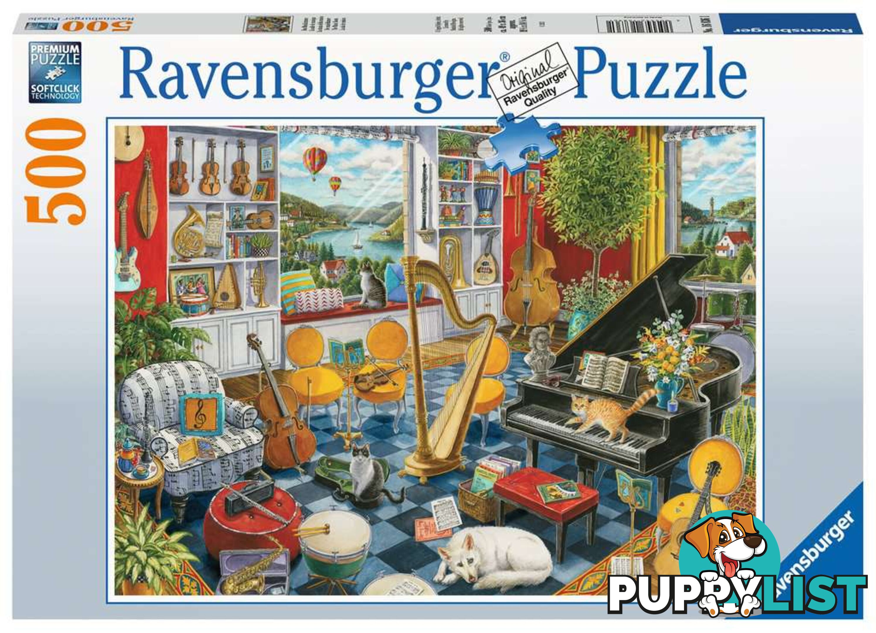 Ravensburger - The Music Room Jigsaw Puzzle 500pc Rb16836 - 4005556168361