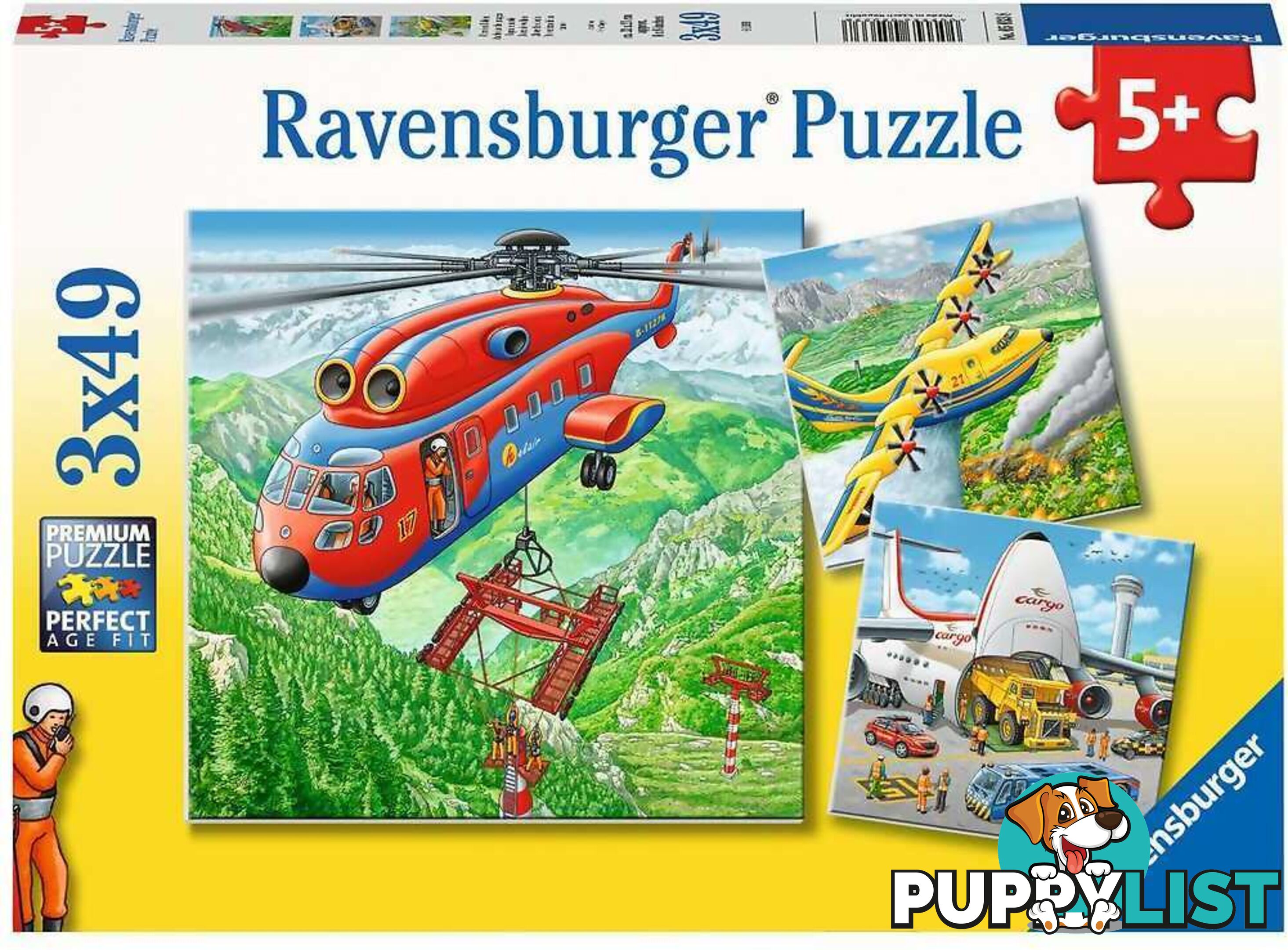 Ravensburger - Above The Clouds Jigsaw Puzzle 3 X 49pc - Mdrb05033 - 4005556050338