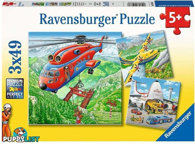 Ravensburger - Above The Clouds Jigsaw Puzzle 3 X 49pc - Mdrb05033 - 4005556050338