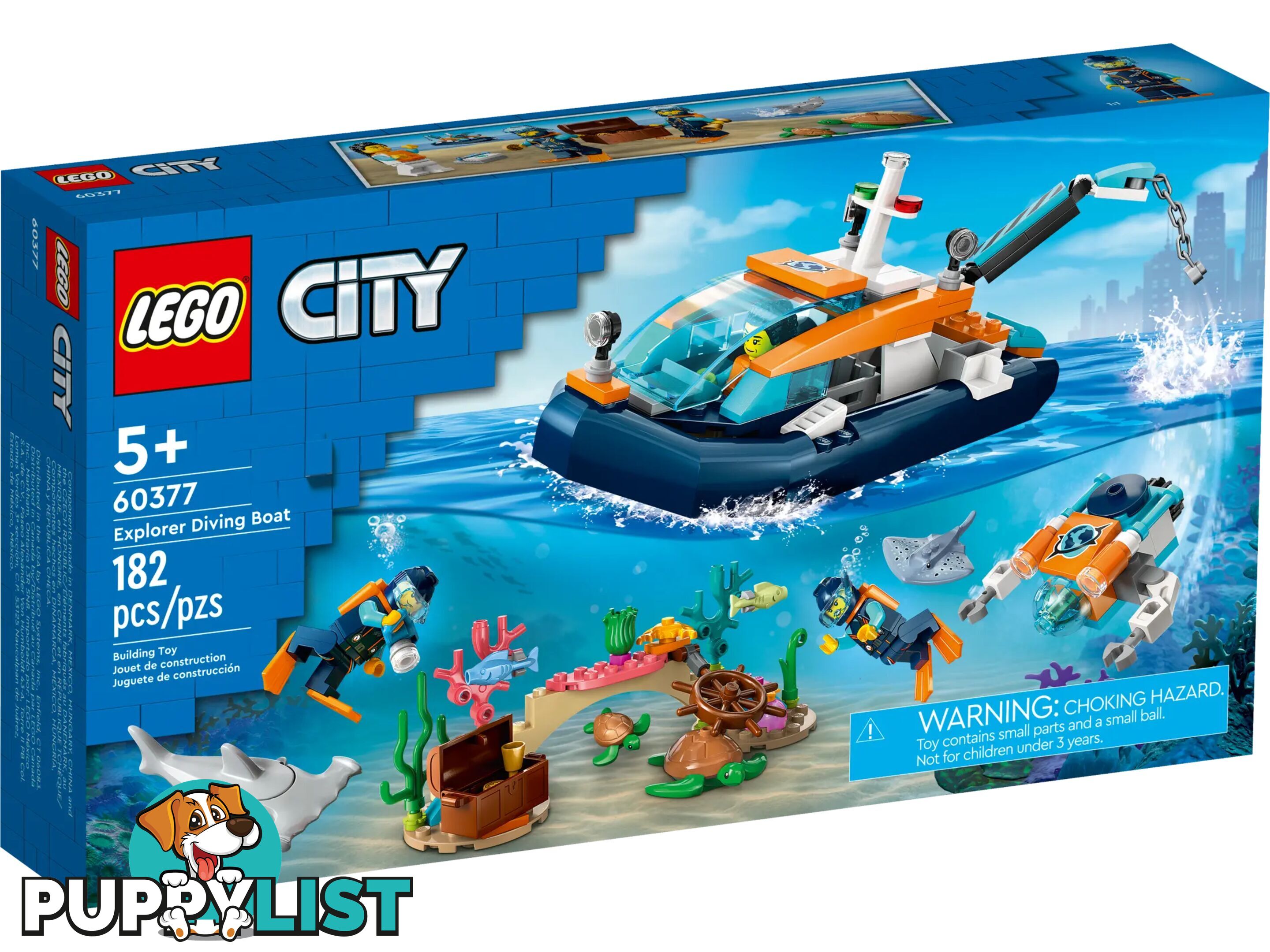 LEGO 60377 Explorer Diving Boat - City - 5702017416373