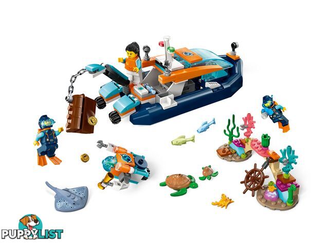 LEGO 60377 Explorer Diving Boat - City - 5702017416373