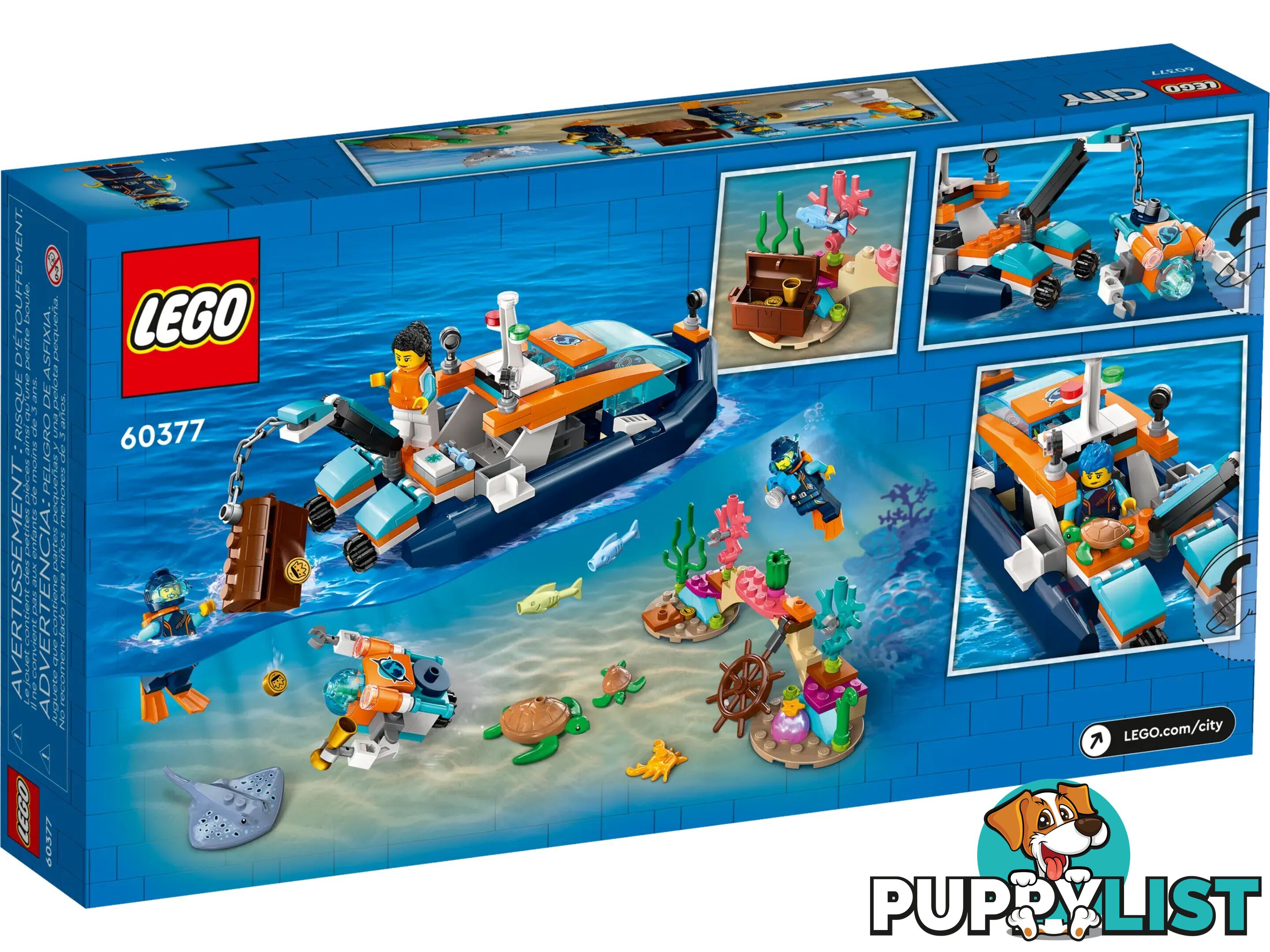 LEGO 60377 Explorer Diving Boat - City - 5702017416373