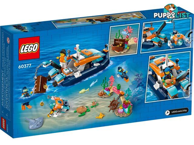 LEGO 60377 Explorer Diving Boat - City - 5702017416373