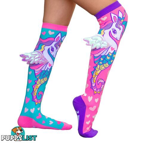 MADMIA -  Unicorn Seahorse Socks (one Size Fits Most) Museahorsesoc - 9355645000962