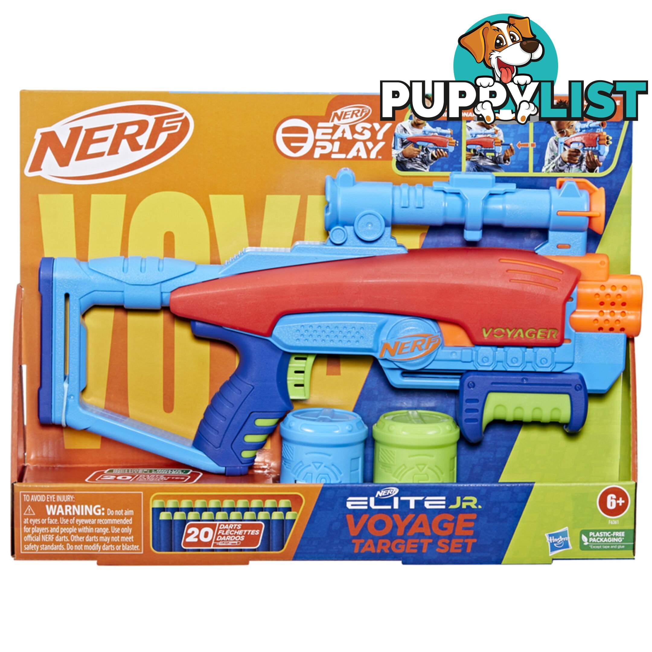 Nerf Elite Jr. Voyage Target Set - Hbf6361as00 - 195166218199