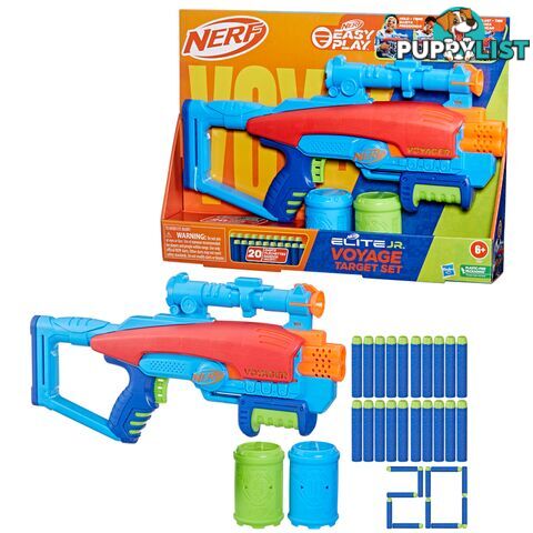 Nerf Elite Jr. Voyage Target Set - Hbf6361as00 - 195166218199