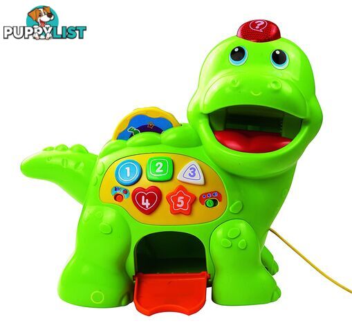 Vtech - Baby Feed Me Dino Musical Toy With Numbers Music Shapes And Interactive Lights Vtec Tn80157703004 - 3417761577035