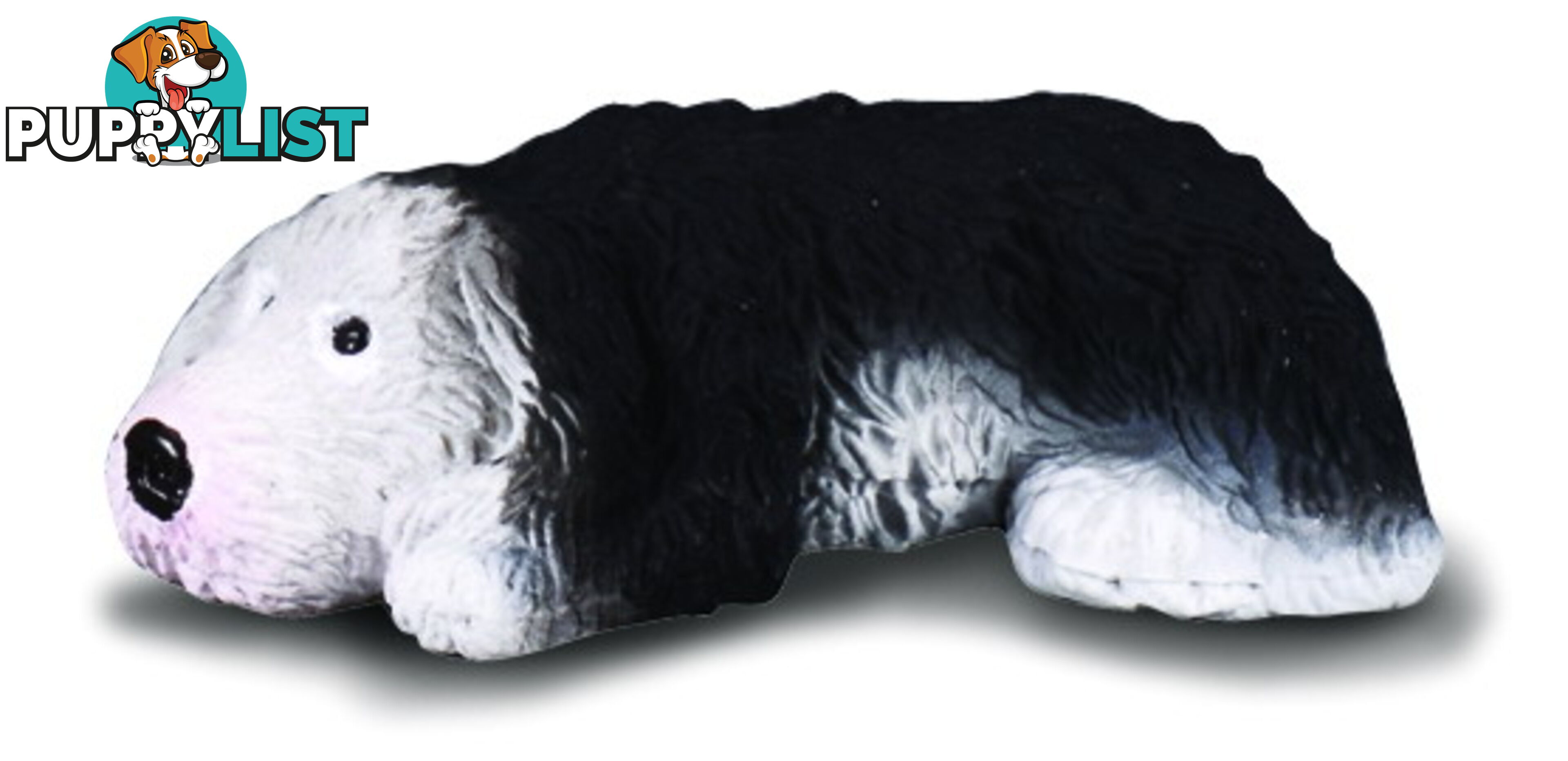 CollectA Old English Sheepdog Puppy Animal Figurine - Rpco88067 - 4892900880679