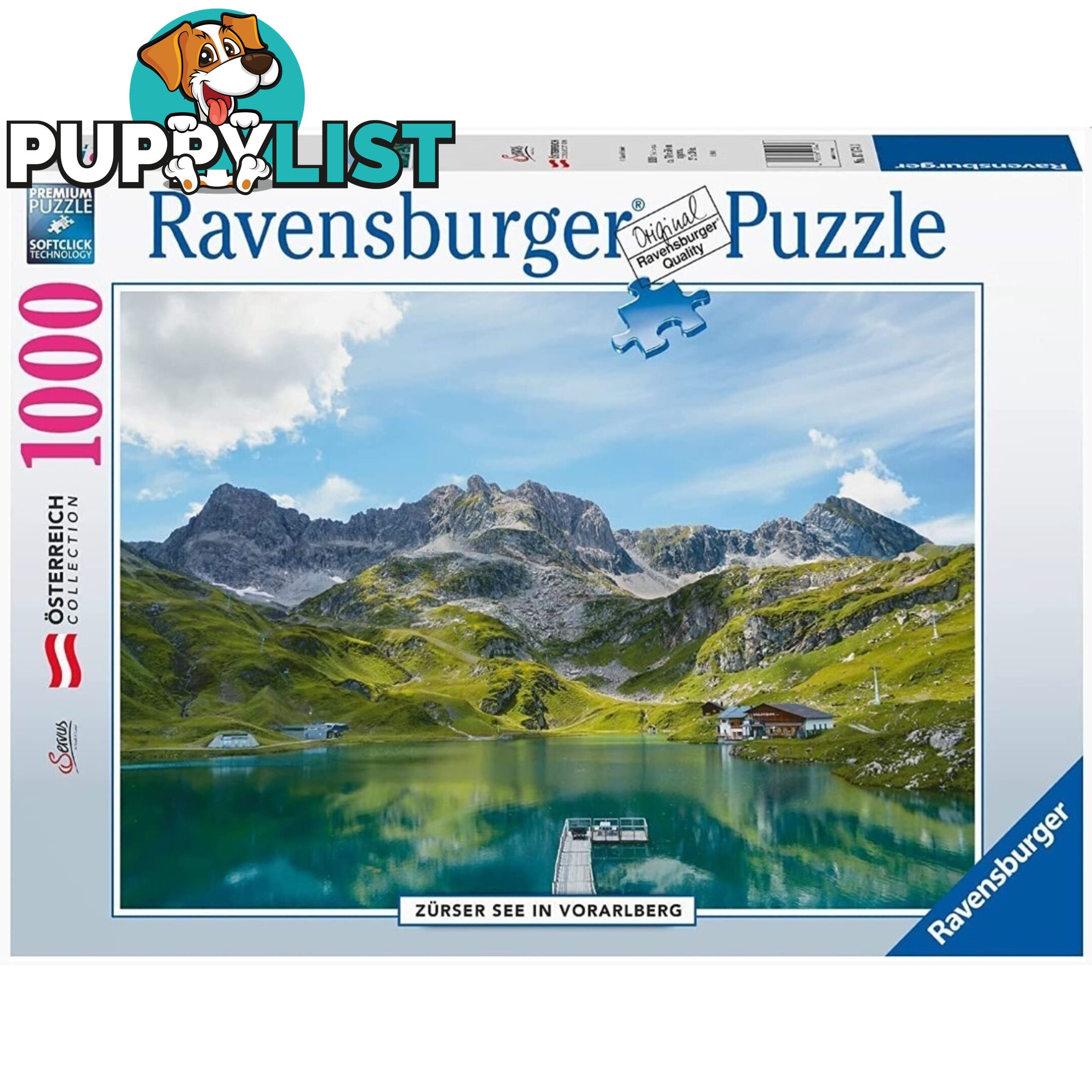 Ravensburger - Zeurser See In Vorarlberg Jigsaw Puzzle 1000 Pieces - Mdrb17174 - 4005556171743