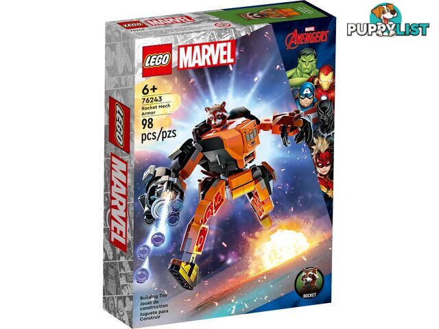 LEGO 76243 Rocket Mech Armor - Marvel Super Heroes - 5702017419633