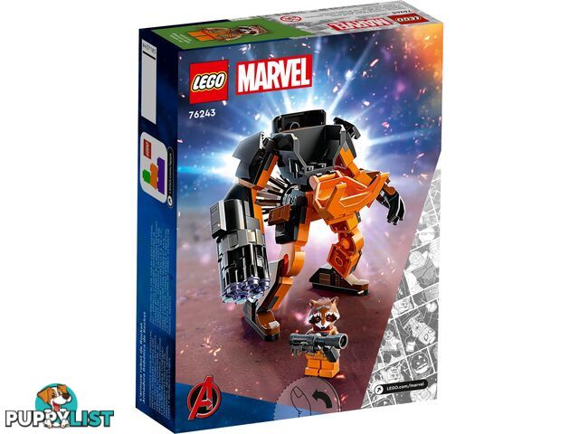 LEGO 76243 Rocket Mech Armor - Marvel Super Heroes - 5702017419633