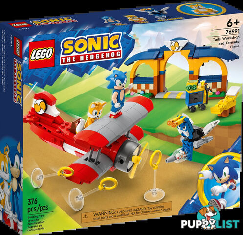 LEGO 76991 Tails' Workshop and Tornado Plane - Sonic the Hedgehog - 5702017419497