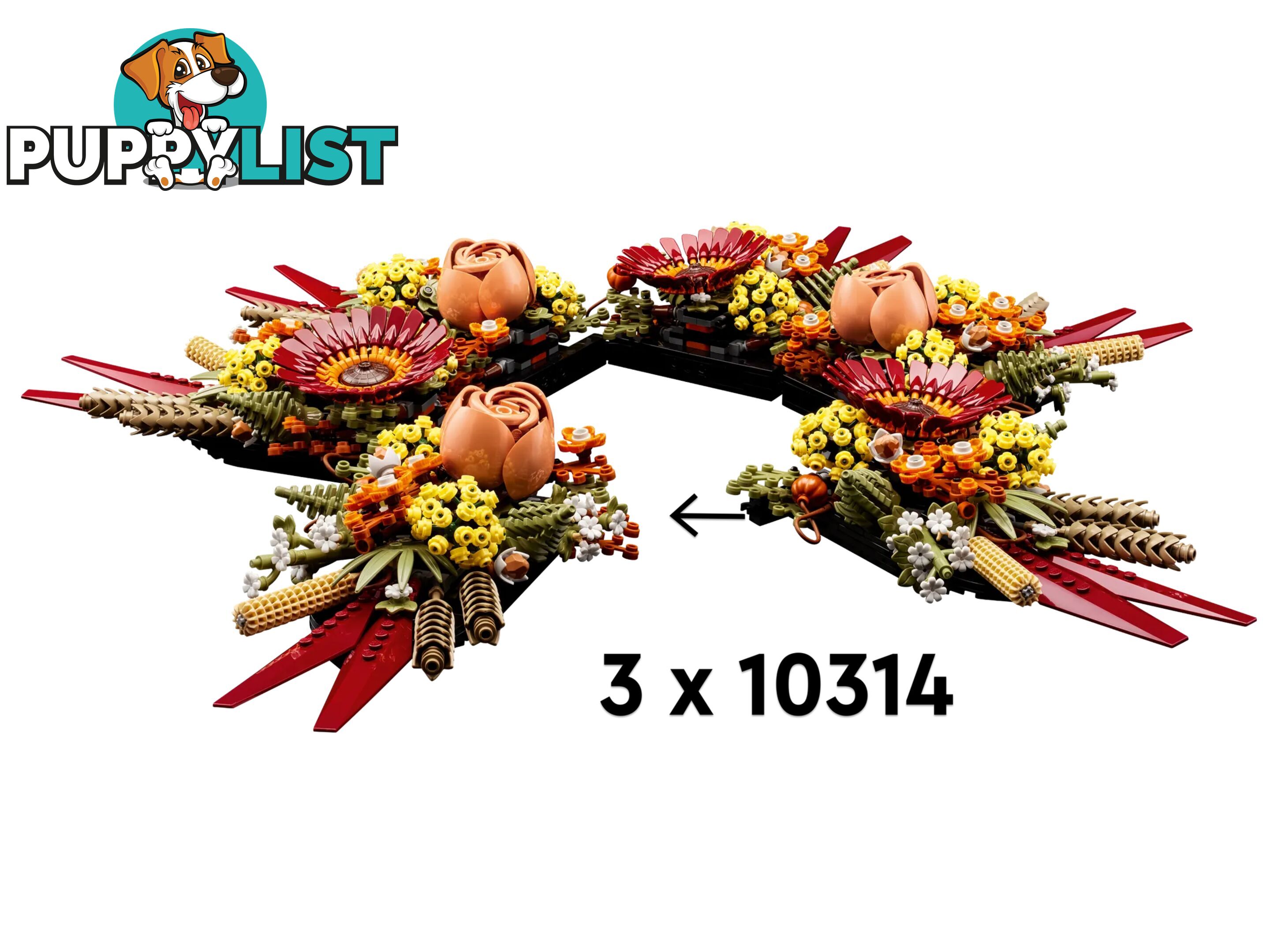 LEGO 10314 Dried Flower Centerpiece - Icons - 5702017416878